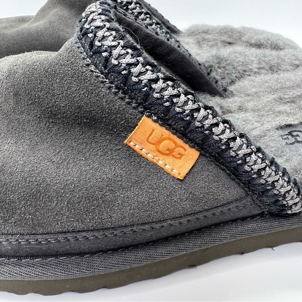 UGG Tasman Slip On Slippers Dark Grey Men’s 10/43 EU - Picture 5 of 14
